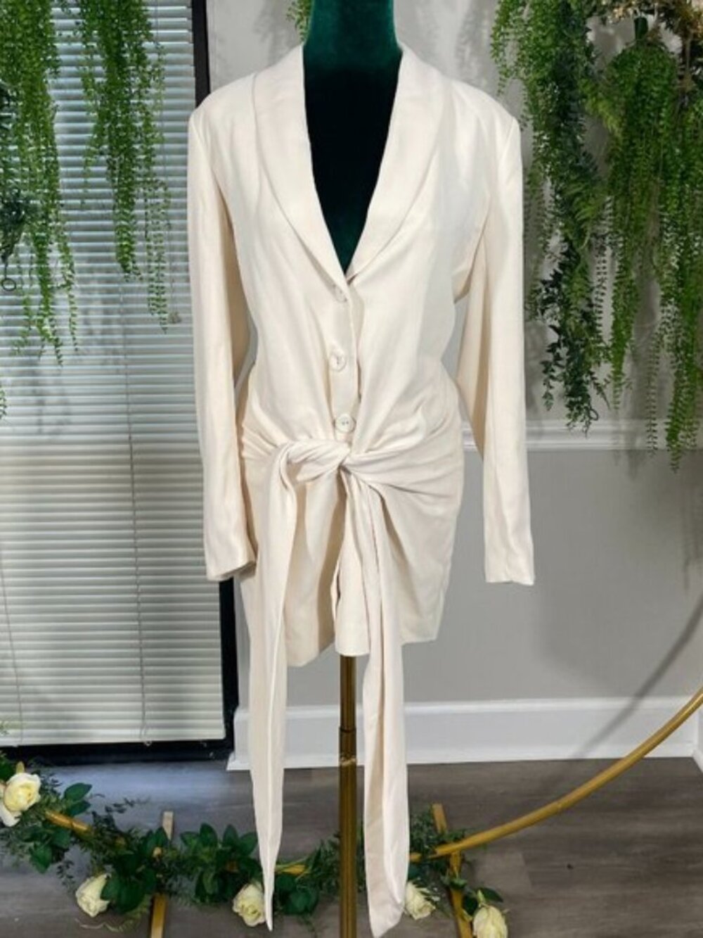 L'Academie | The Rosemarie Mini Dress in Ivory